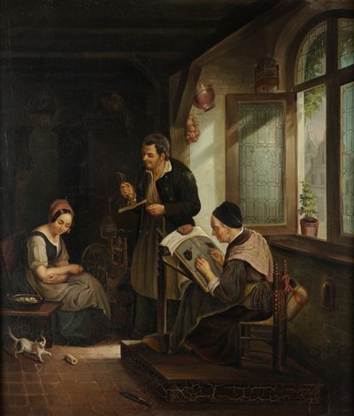 Lacemakers 作者 朱利叶斯·埃尔克（Julius Ehrke）