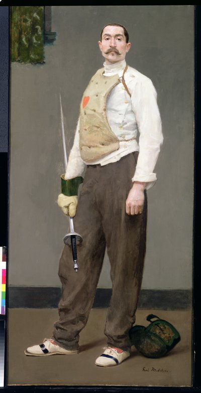 击剑大师，c.1900 作者 朱利叶斯·加里·梅尔彻斯