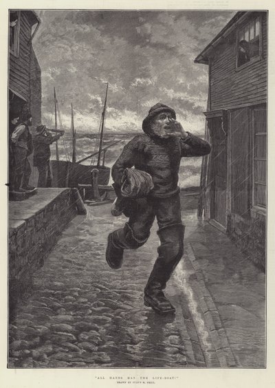所有的手男人救生船！ 作者 Julius Mandes Price