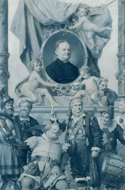 城堡演员伯恩哈德-鲍迈斯特 作者 朱利叶斯·施密德（Julius Schmid）