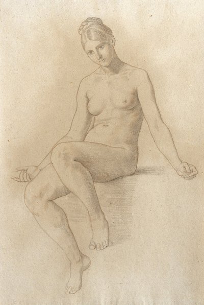 女性裸体 作者 朱利叶斯·施诺尔·冯·卡洛斯菲尔德