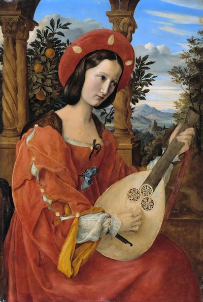 Quandt的Clara Bianca肖像，1820年。 作者 朱利叶斯·施诺尔·冯·卡洛斯菲尔德