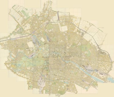柏林的总体规划，共44张 作者 朱利叶斯·斯特劳伯（Julius Straube）