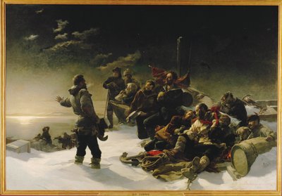 两位奥地利军官，Julius von Payer 和 Karl Weyprecht ... （布面油画） 作者 尤利乌斯·冯·帕耶