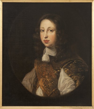 Le prince heritier Johann Georg von Schleswig Holstein Gottorp - 约翰-乔治（1638-1655）的肖像，他是Holstein-Gottorp的王位继承人，由Ovens, Jurgen (Jurriaen) (1623-1678)创作。布面油画。尺寸：68x59厘米。斯德哥尔摩国家博物馆 作者 于尔根烤箱