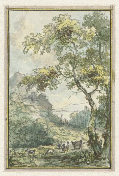 风景与牛 作者 Isaac de Moucheron（拒绝归属）