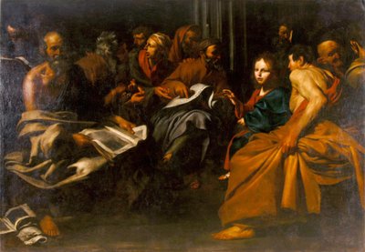 耶稣在医生之中 作者 Jusepe de Ribera