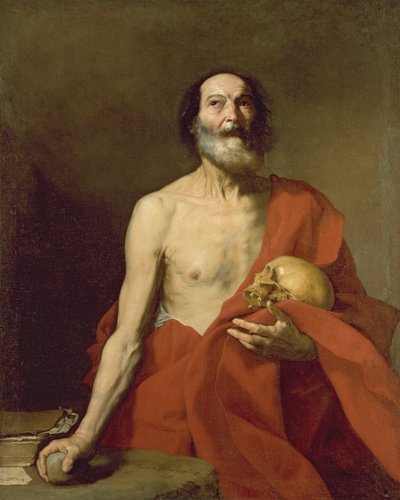 圣杰罗姆，1640年 作者 朱塞佩·德·里贝拉