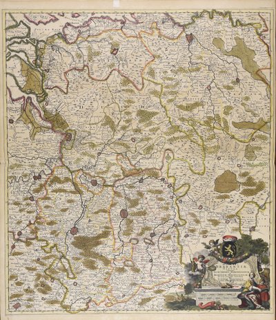 Ducatus Brabantiae tabula : continens Sacri imperii Marchionatum et Dominium Mechliniense / de novo accurate emendata per Iustinum Danckerum. 作者 Justus Danckerts