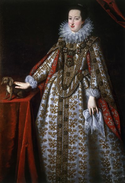 埃莱奥诺拉冈萨加的肖像（1598-1655） 作者 Justus Sustermans