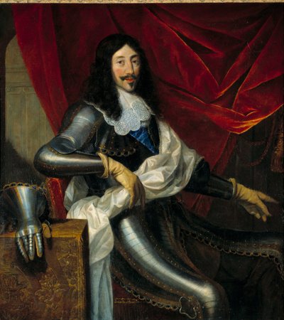 路易十三 (1601-1643) 法国国王的肖像 - Juste D