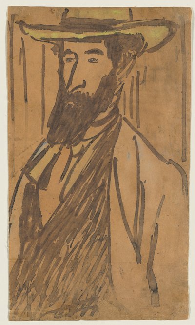 阿里斯蒂德·迈洛（Aristride Maillol）的肖像，c。 1890年。 作者 约瑟夫·里普尔·罗奈