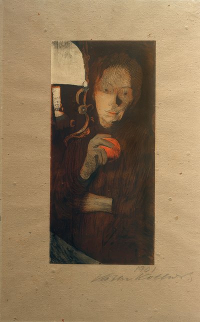 橙色的女人 作者 凯特·珂勒惠支
