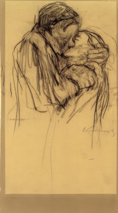 K.Kollwitz，吻 作者 凯特·珂勒惠支