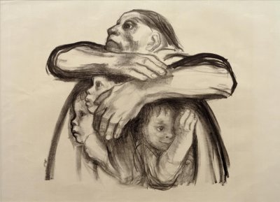 K.Kollwitz，不应磨碎瓜果 作者 凯特·珂勒惠支