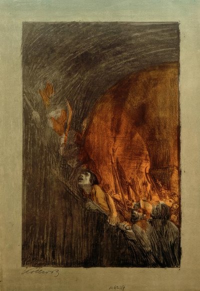 KätheKollwitz，武装跳马 作者 凯特·珂勒惠支