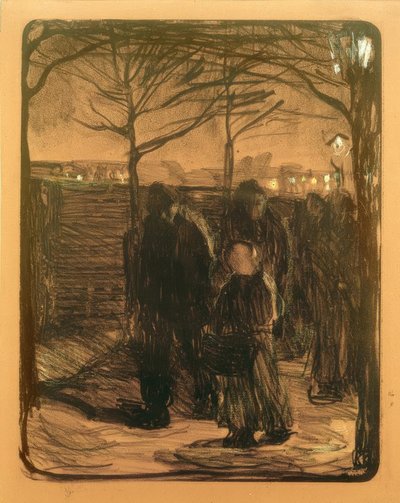 郊区凯瑟尔·柯维兹（KätheKollwitz）- 1901 作者 凯特·珂勒惠支