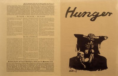 苏维埃俄罗斯，粮食危机-小册子，K.Kollwitz 作者 凯特·珂勒惠支