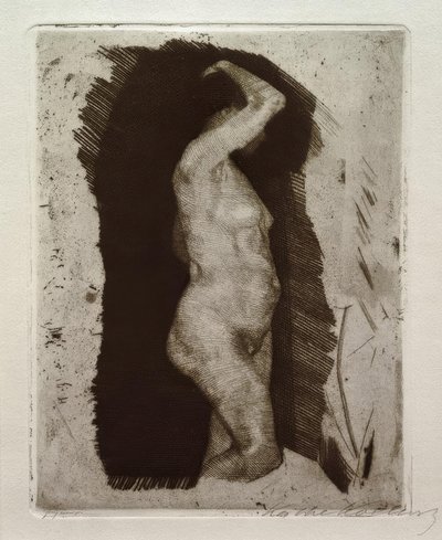 站立女性裸体 作者 Käthe Kollwitz