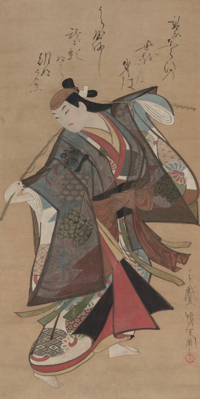 饰演浦岛太郎的三条兼太郎二世 作者 安藤凯月堂