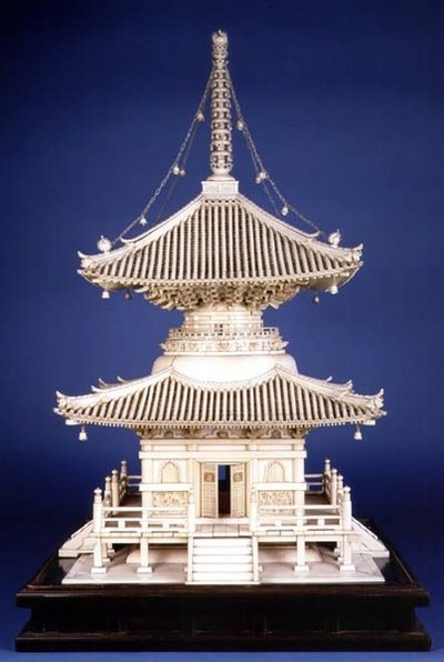 十九世纪末期的神殿模型 作者 海国斋正十