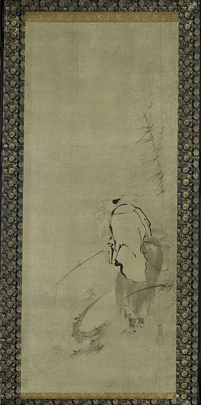 周穆淑、西王母、太公望三联画 作者 海保雄章