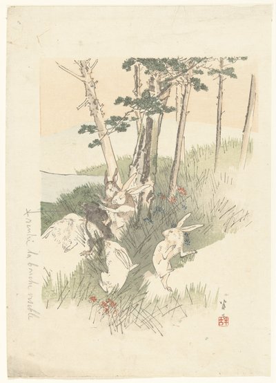 兔子和一只鼹鼠 作者 鹿田汉子