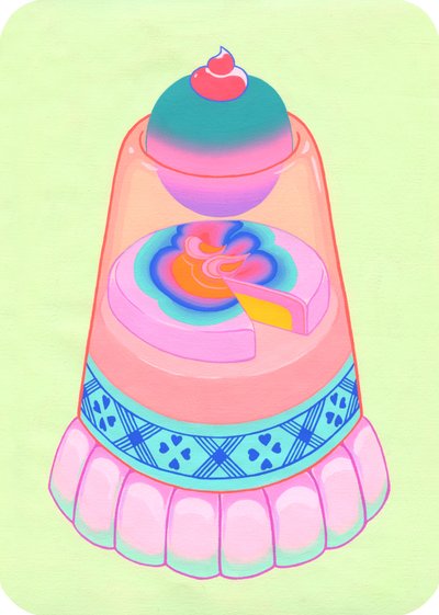 把我收起来，看着我，2019（棉布上的丙烯颜料） 作者 来了