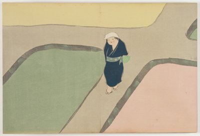 百世之花（桃源草）：春天的田野 (Haru no tanomo) 作者 神坂积家