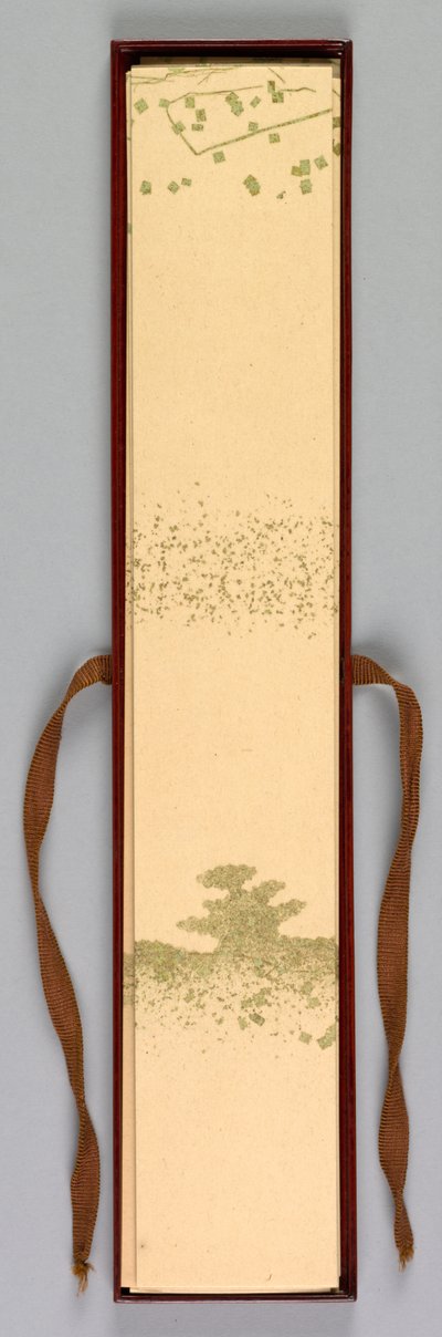 诗歌卡片盒，1868-1912年。 作者 神坂积家