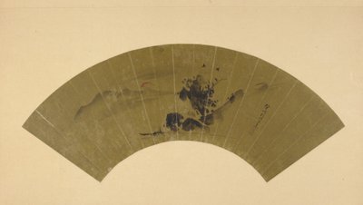 河流和红太阳，江户时期，19世纪初。 作者 卡诺伊仙院