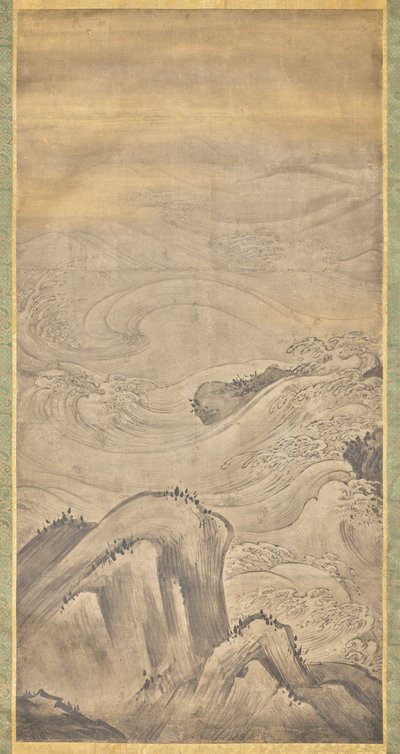 岩石与海浪 作者 卡诺·元信