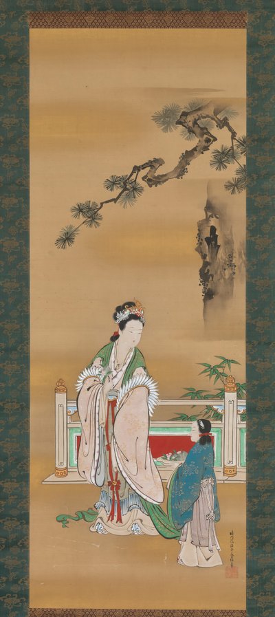 西方王母，19世纪上半叶。 作者 鹿野修信