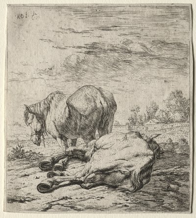 两匹马 作者 卡雷尔·杜哈丁（Karel Dujardin）