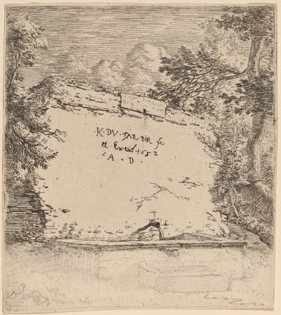 带喷泉的扉页 作者 卡雷尔·杜哈丁（Karel Dujardin）