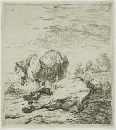 两匹马 作者 卡雷尔·杜哈丁（Karel Dujardin）
