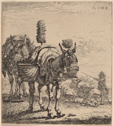 两只骡子 作者 卡雷尔·杜哈丁（Karel Dujardin）
