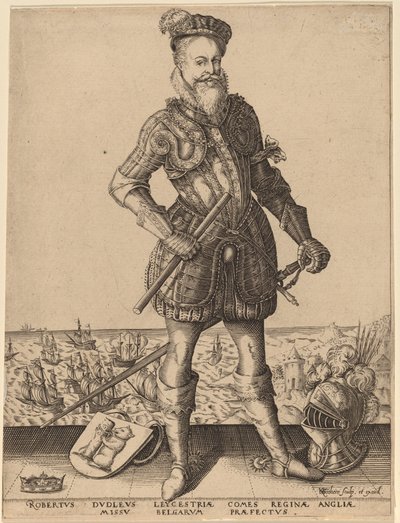 罗伯特-达德利，莱斯特伯爵 作者 Karel van Sichem after Christoffel