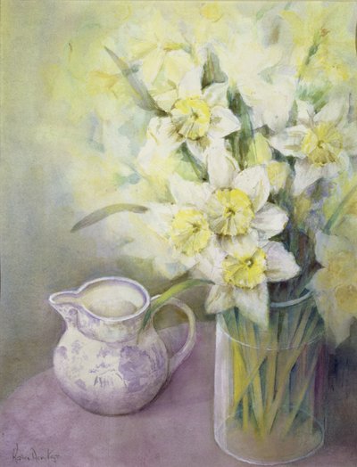 东方水罐（wc）的水仙花 作者 卡伦·阿米蒂奇（Karen Armitage）