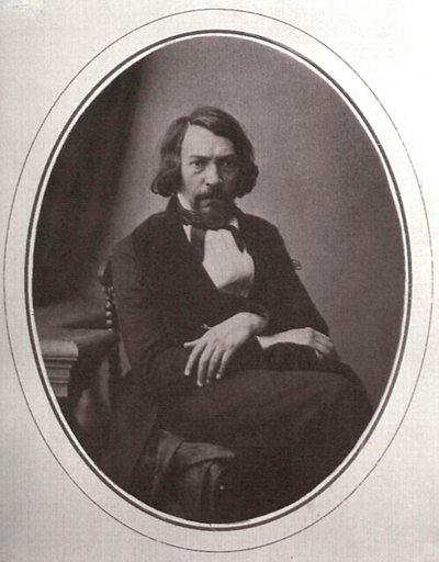 Aleksey Stepanovich Khomyakov，俄罗斯宗教诗人，c1858 作者 卡尔·奥古斯特·伯格纳