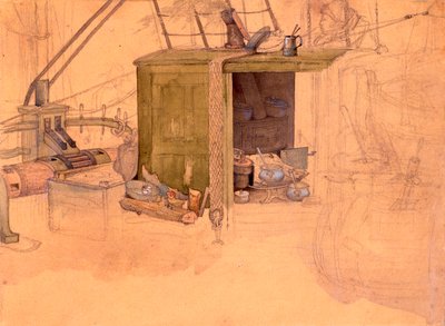 雅努斯号上的厨房 作者 卡尔·博德默