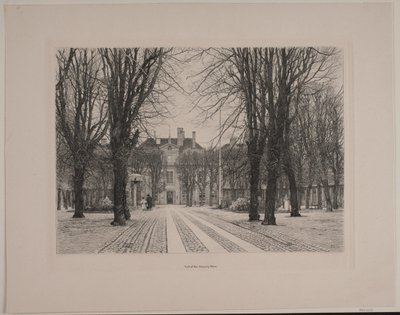 弗雷德里克斯医院内的 Grønnegården 作者 卡尔詹森