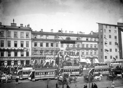 Nevsky Prospekt，圣彼得堡，1896年 作者 卡尔·卡洛维奇·布拉