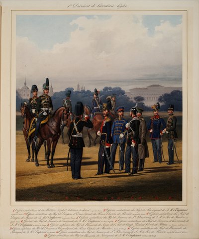 第一轻骑兵师，1867年 作者 卡尔·卡洛维奇·皮拉茨基