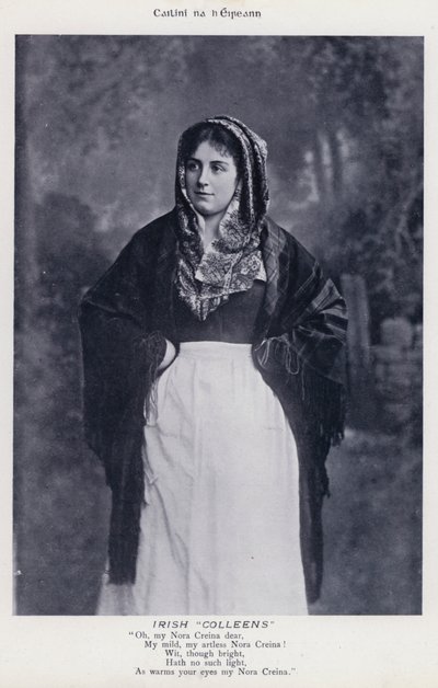 Irish "Colleens" (b/w photo) 作者 卡尔·卡洛维奇·皮拉茨基