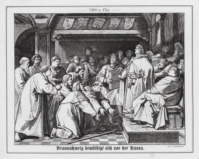 不伦瑞克恳求重新加入汉萨同盟 作者 卡尔·路德维希·阿道夫·埃哈特