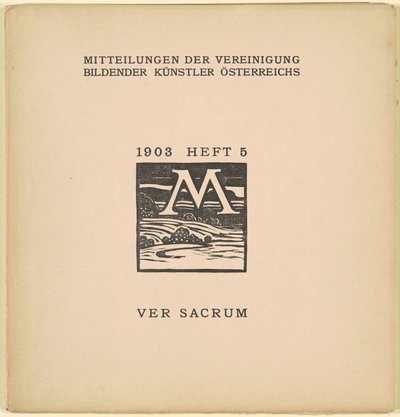 骶骨》（Ver Sacrum）[第6年第5期，1903年3月 作者 卡尔·穆勒