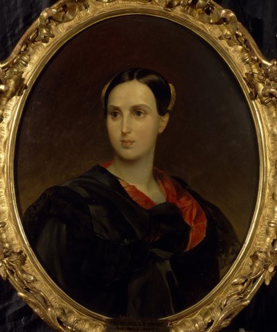 奥尔加·帕夫洛夫娜·费尔森伯爵夫人的肖像1808-1837，c。 1837年 作者 卡尔·巴甫洛维奇·布留洛夫