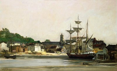 翁弗勒尔港 作者 Karl Pierre Daubigny