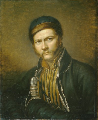 画家肖像亚历山大·奥尔洛夫斯基1777-1832，1815年 作者 Karl Reichel